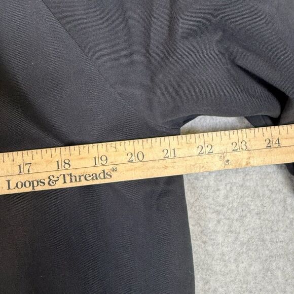 RVCA Mens Size Medium Button Front Barn Denim Jacket Thug Stories Black - Picture 4 of 10